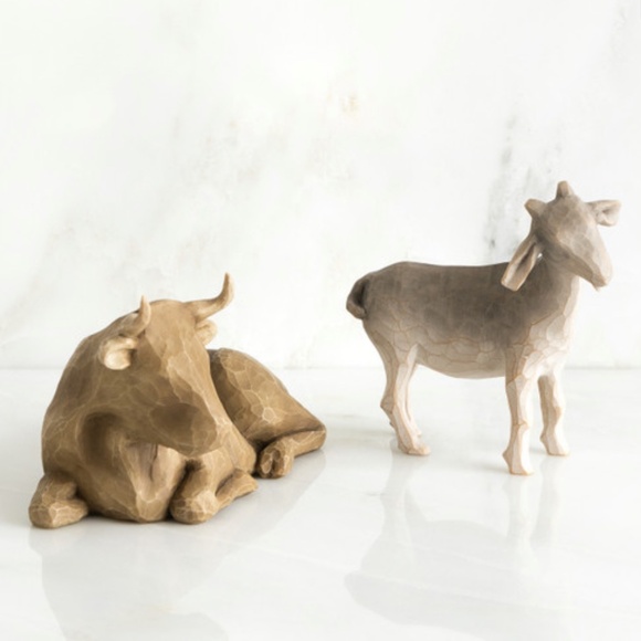 Willow Tree Nativity Ox & Goat - Picture 2 of 3